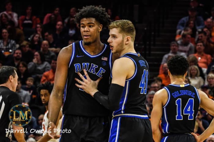 Vernon Carey Jr vs. Virginia in 2020 Photo Credit: Darrell Owens-LMS Network